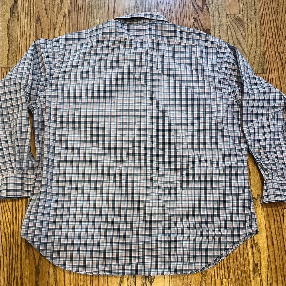 Polo Ralph Lauren Men's Blue and White Checkered Shirt Preppy Classic Fit Plaid